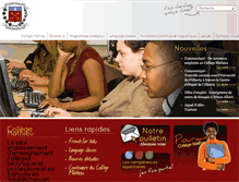 Tablet Screenshot of collegemathieu.sk.ca